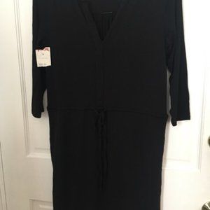 Willi Smith Black Dress w/tie at waist.  New w/tags.  Sits just above knee